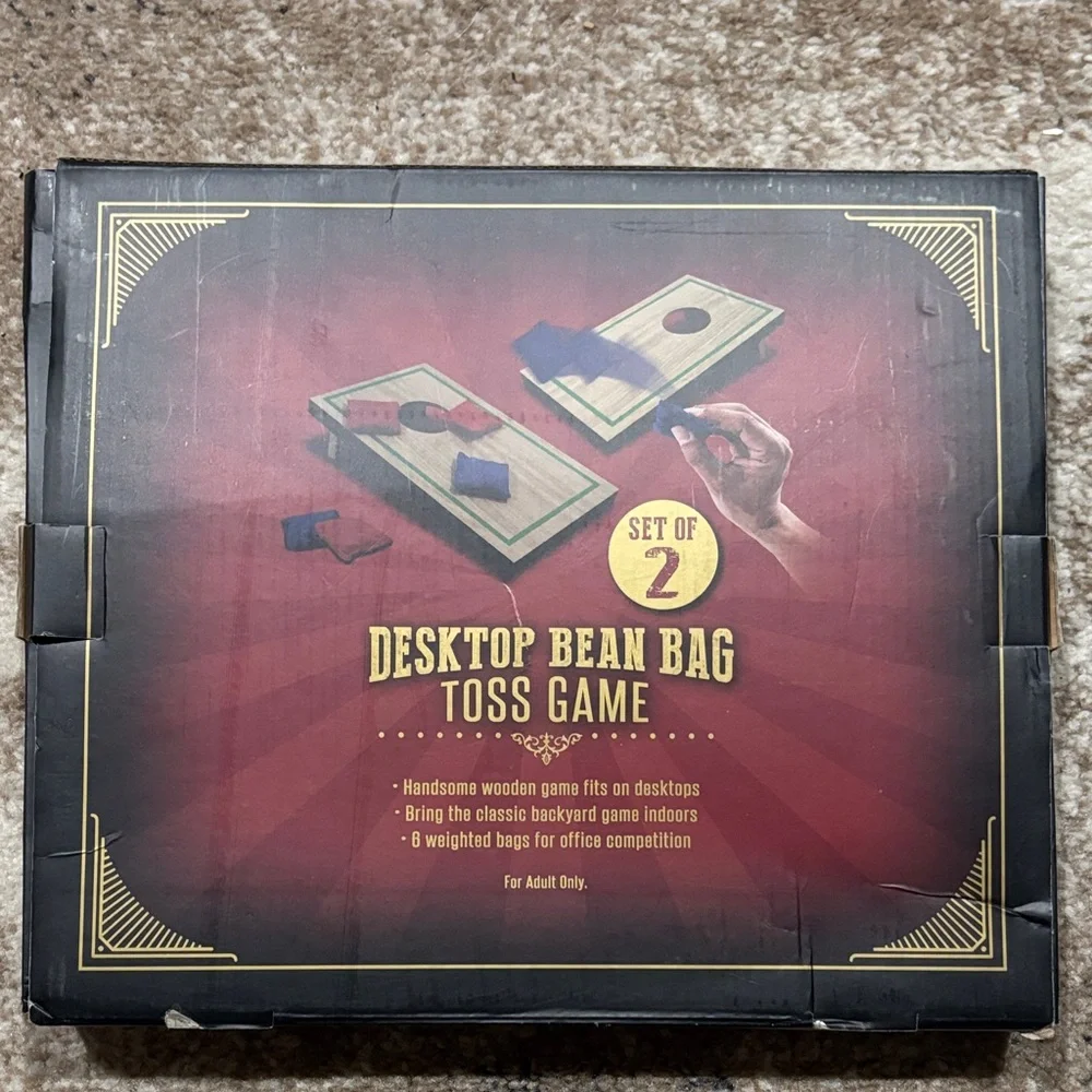 Desktop Bean Bag Toss Game Set